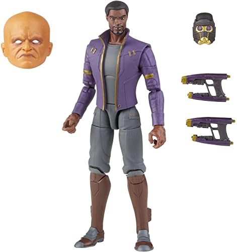 Hasbro Marvel Legends Series 15 cm große T'Challa Star-Lord Action-Figur, Premium-Design, 1 Figur, 3 Accessoires und Build-A-Figure Element von Marvel