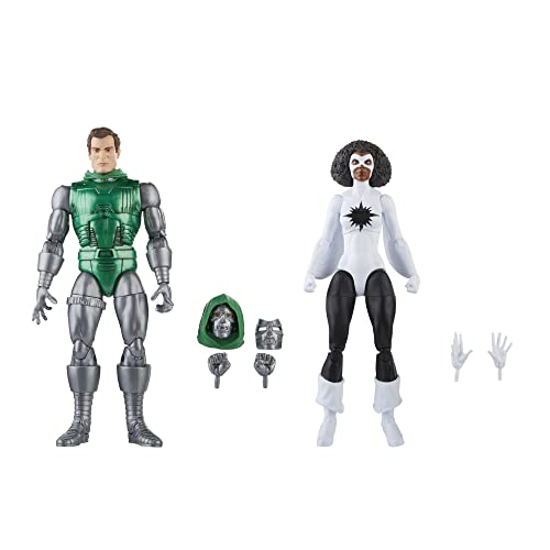 Marvel Hasbro Legends Series Captain vs. Doctor Doom, Avengers 60th Anniversary, 15 cm große Sammelfiguren von Marvel