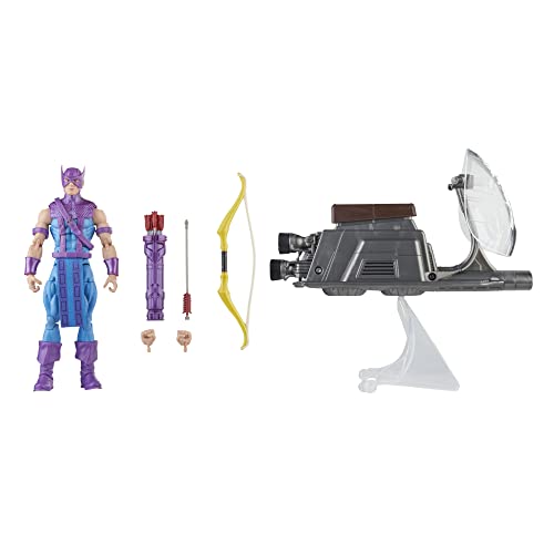 Marvel Hasbro Legends Series Hawkeye mit Sky-Cycle Avengers 60th Anniversary, Action-Figur zum Sammeln, 15 cm von Marvel