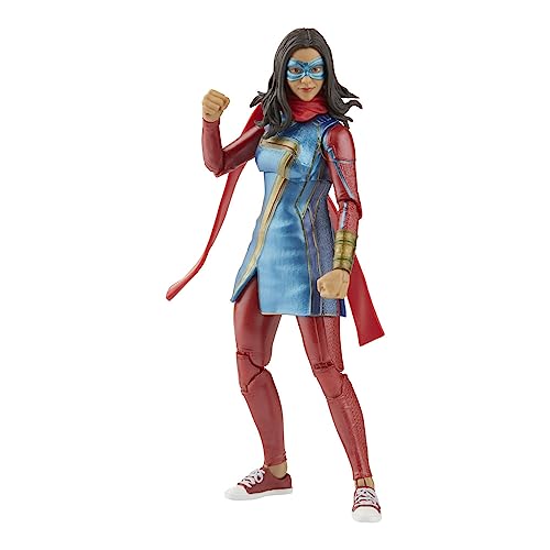 Hasbro Marvel Legends Series MCU Disney Plus Ms. Marvel, 15 cm große Action-Figur, 2 Accessoires, 1 Build-A-Figure Element, Multi, F3857 von Marvel