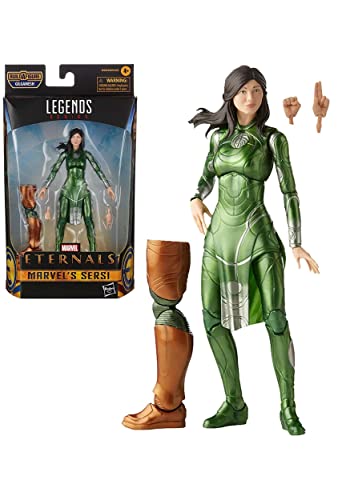 Universo Marvel Hasbro Marvel Legends Series The Eternals 15 cm große Marvel‘s Sersi Action-Figur, im Design zum Film von THE ETERNALS