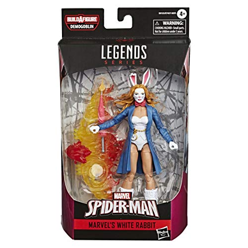 Hasbro Marvel Spider-Man Legends Series 15 cm große Marvel‘s White Rabbit Action-Figur, Build-A-Figure Elemente und Accessoire von Marvel