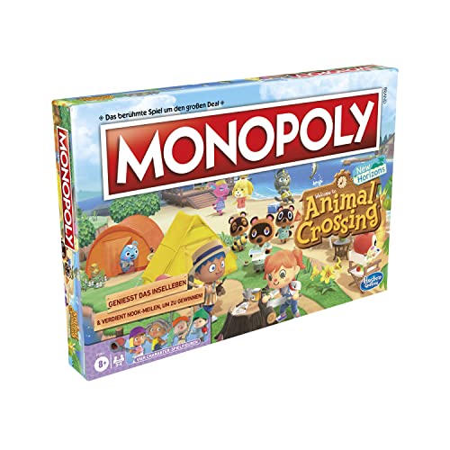 Hasbro - Monopoly - Animal Crossing New Horizons (Deutsche Version), 2-4 Spieler von Hasbro