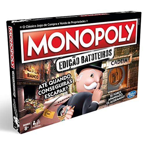 Hasbro Monopoly Bathsteire, Mehrfarbig, Portugiesische Version von Monopoly