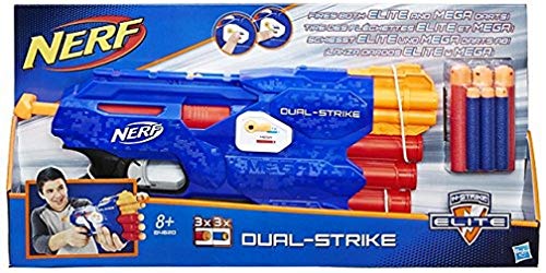 NERF Hasbro B4620EU4 - N-Strike Elite Dual-Strike, Spielzeugblaster von NERF