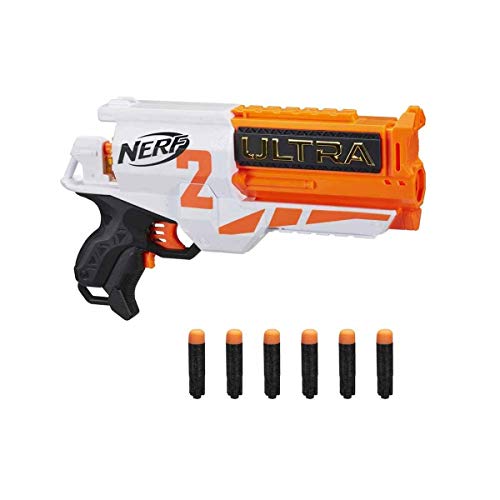 NERF Nerf Ultra Two motorisierter Blaster – schnelles Nachladen von hinten – enthält 6 Nerf Ultra Darts – nur mit Nerf Ultra Darts kompatibel, E7921 von NERF