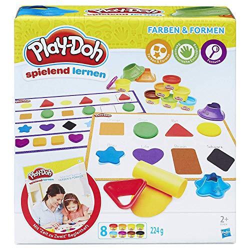 Play-Doh Hasbro Erste Farben und Formen, Knete für kreatives und fantasievolles Spielen von Play-Doh