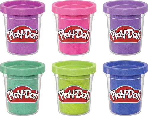 Hasbro Play-Doh Sparkle Collection Glitzerknete 6er von Hasbro