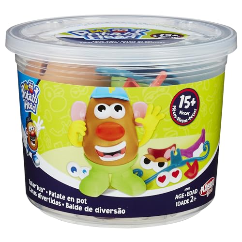 Mr. Potato Head A2443 Playskool Mr. Kartoffelkopf Mr.Potato Head Tater Tub Set, Badespielzeug, Orange, Basic von Mr. Potato Head