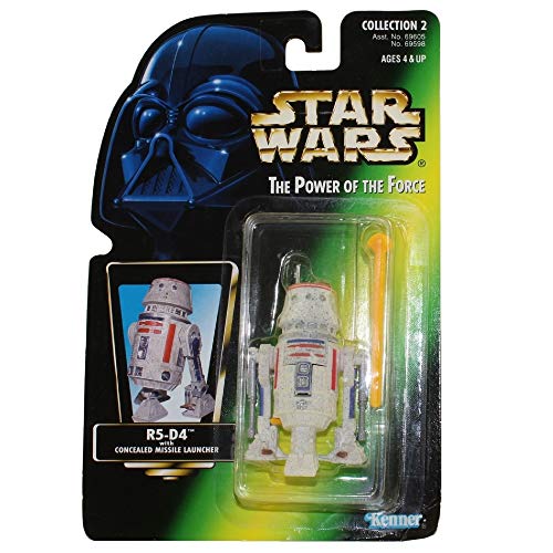 Hasbro R5-D4 Droid with Concealed Photon Missile Launcher - Star Wars Power of The Force Collection Kenner von Hasbro