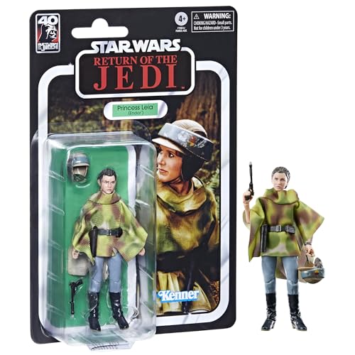 Star Wars The Black Series Princess Leia (Endor), 15 cm große Action-Figur zu Wars: Die Rückkehr der Jedi-Ritter von Star Wars