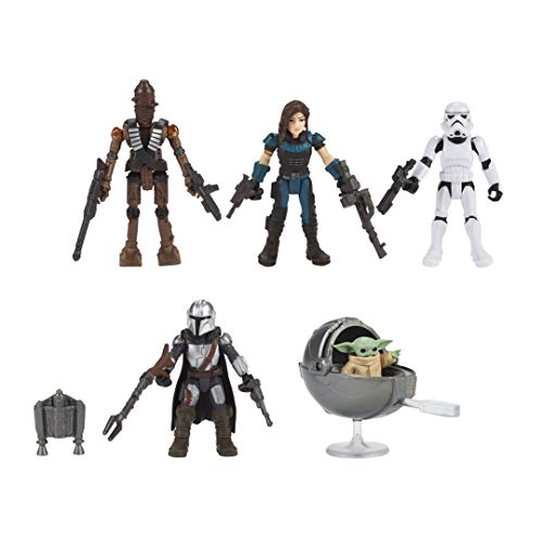 Hasbro F1198 Wars Mission Fleet The Child Beschützer 6 cm große Figuren 5er-Pack mit Accessoires, Spielzeuge für Kids ab 4 Jahren von Star Wars