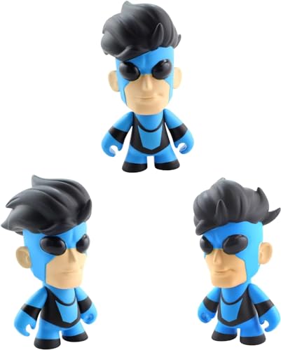 Hasbro Skybound Minis Serie 1 – bewegliche 7,6 cm große Sammelfiguren – (blauer Anzug Invincible) von Hasbro