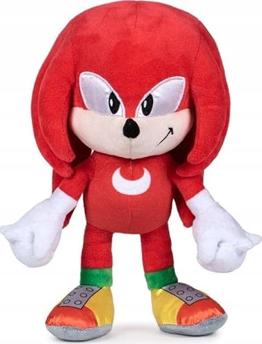 Hasbro Sonic The Hedgehog Superweiche Plüschfigur, 30 cm, Geschenk-Qualität, Plüschfigur – Knöchel von Hasbro