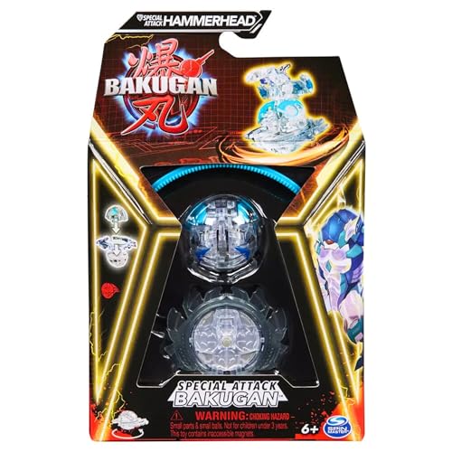 Hasbro Special Attack Bakugan Collectible Transforming Interactive Battle Figure Toy - Hammerhead von Hasbro