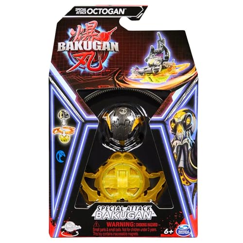 Hasbro Special Attack Bakugan Collectible Transforming Interactive Battle Figure Toy - Octogan von Hasbro