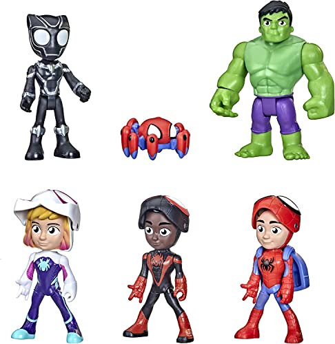 Marvel Spidey and His Amazing Friends Maskierte Helden Multipack, 10 cm große Action-Figuren, für Kinder ab 3 Jahren[Exklusiv bei Amazon] von Spidey and his Amazing Friends