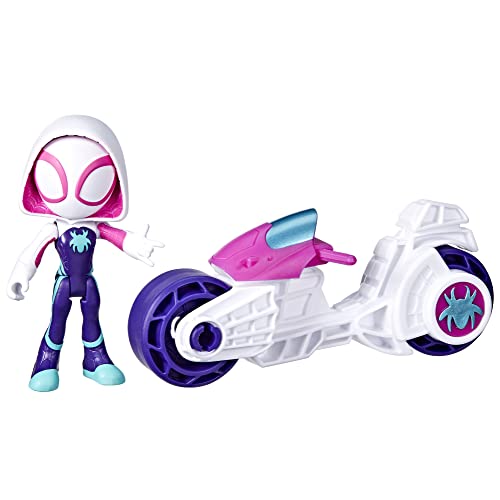 Hasbro Spidey und seine fantastischen Freunde Motorrad mit Figur Ghost Spider f7461 von Hasbro