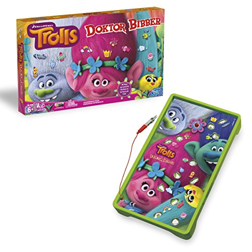 Hasbro Spiele B9180100 Trolls Dr. Bibber, Vorschulspiel von Hasbro Trolls