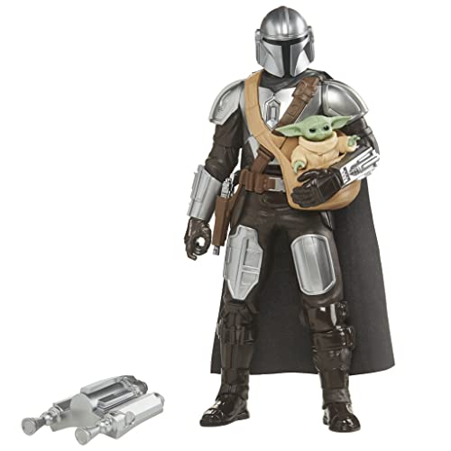 Star Wars - Galactic Action - The Mandalorian & Grogu - Interaktive elektronische Figuren auf 30 cm Maßstab Spielzeug für Kinder - Alter: 4+ von Star Wars