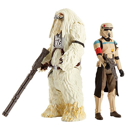 Star Wars Hasbro B7261El2 - Rogue One Battle-Action Basisfiguren 2Er Pack - Scarif Stormtrooper and Moroff Actionfigur von Star Wars