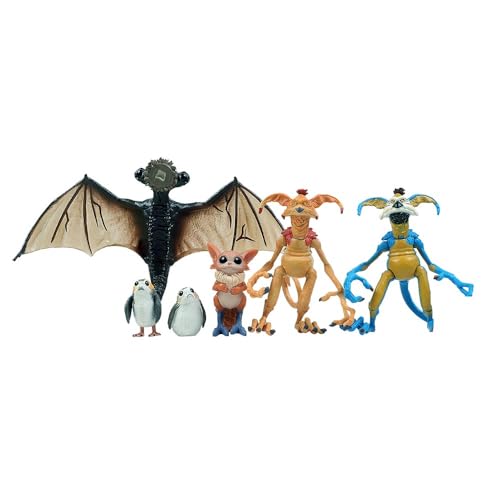 Hasbro Star Wars Black Series Galactic Creatures Galaxy's Edge Exklusiv-Set – Mynock, Porgs, Bogling, Kowakian Monkey Lizards, Mehrfarbig von Hasbro