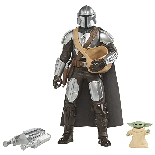 Hasbro Star Wars F51945F1 Galactic Action The Mandalorian & Grogu, interaktive elektronische Figuren, 30 cm, Star Wars Spielzeug, ab 4 Jahren, Mehrfarbig (französische Version) von Star Wars