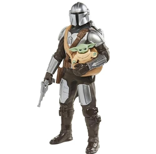 Star Wars Hasbro Galactic Action Mandalorian and GROGU, F51945E1, Multi von Star Wars