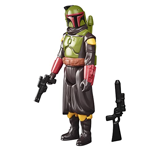 Star Wars Hasbro Retro Collection Boba Fett (Morak) Toy 9.5 cm-Scale The Mandalorian Collectible Action Figure, Toys Kids 4 and Up, Multi, F4461 von Star Wars