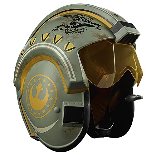 Hasbro Star Wars The Black Series Trapper Wolf Elektronischer Helm zu Star Wars: The Mandalorian für Rollenspiele, Lichter, Sounds, Multi, F5549 von Hasbro