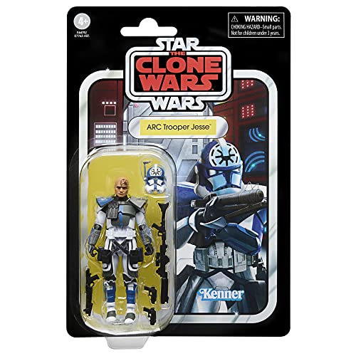 Star Wars Hasbro The Vintage Collection ARC Trooper Jesse, 9,5 cm große Action-Figur The Clone Wars, Spielzeug für Kinder ab 4 Jahren, Multi, F4479 von Star Wars