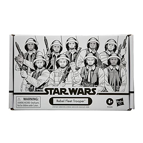 Star Wars Hasbro The Vintage Collection Rebellenflotte Trooper, 9,5 cm große Entertainment Figuren, Kids ab 4 Jahren, F5320FF1, Multi von Star Wars