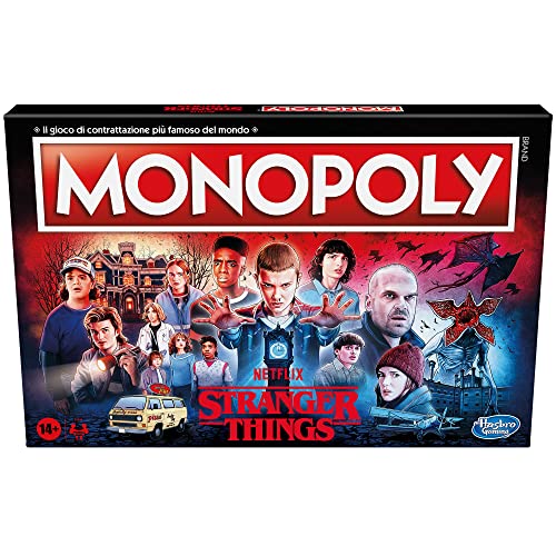 Hasbro Gaming Monopoly Stranger Things Brettspiel für Erwachsene und Jugendliche , 6 Spieler , ab 14 Jahren, Mehrfarbig, 41 x 400 x 267 mm || Italienisch Sprache Hasbro Gaming Monopoly Stranger Things Brettspiel für Erwachsene und Jugendliche , 6 Spieler , ab 14 Jahren, Mehrfarbig, 41 x 400 x 267 mm || Italienisch Sprache von Monopoly