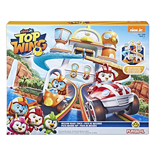 Hasbro Top Wing Turbo-Piste Spielset, enthält Sprungrampe und Starter für zwei Top Wing Flitzer, Spielzeug für Kinder von 3 bis 5 Jahren von Top Wing
