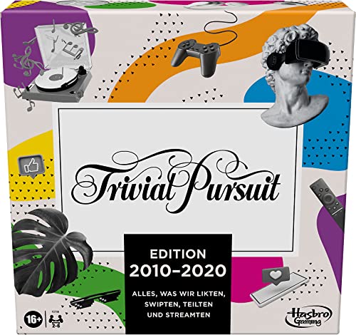 Hasbro Trivial Pursuit 2010 Edition beinhaltet Jahre 2010-2020, Brettspiel für Erwachsene und Jugendliche, für 2-6 Spieler ab 16 Jahren von Hasbro Gaming