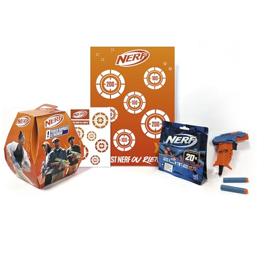 Hasbro Überraschungsbox Nerf mit einem Blaster, Darts, Stickern und Poster, ab 8 Jahren von Hasbro