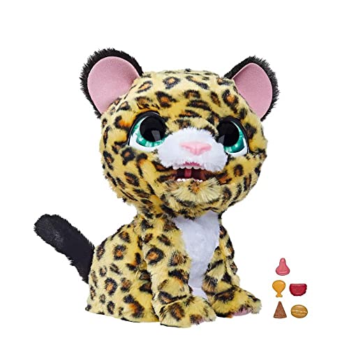 FurReal Hasbro Lil’ Wilds Lolly, Meine Leopardin, interaktives Plüschtier, mehr als 40 Geräusche und Reaktionen, ab 4 Jahren, Multi, F4394 von FurReal