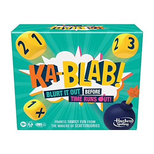 Monopoly Ka-Blab! Game for Families, Teens and Children Aged 10 and Up, Family-Friendly Party Game for 2-6 Players von Hasbro Gaming