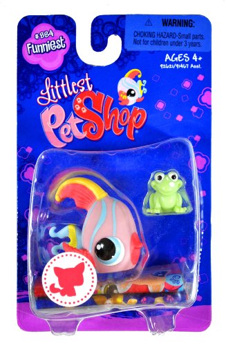 Littlest Pet Shop Funniest Single Figure Angel Fish with Frog Toy by Littlest Pet Shop von Hasbro