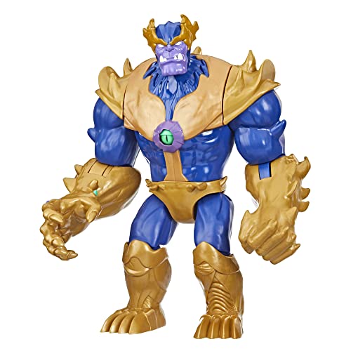 marvel Avengers Mech Strike Monster Hunters Monster Schlag Thanos, 22,5 cm große Deluxe Figur, für Kinder ab 4 Jahren von Marvel