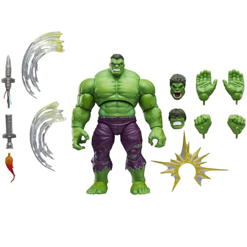 Marvel Legends Maximum Series Hulk Action-Figur, extra große Sammelfigur mit vielen Accessoires zum Sammeln und Ausstellen, Spielzeug für Kinder und Fans der beliebten Comics Marvel Legends Maximum Series Hulk Action-Figur, extra große Sammelfigur mit vielen Accessoires zum Sammeln und Ausstellen, Spielzeug für Kinder und Fans der beliebten Comics von Marvel
