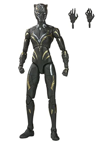 Marvel Legends Series Black Panther Wakanda Forever, 15 cm große Black Panther Action-Figur, 2 Accessoires von Black Panther