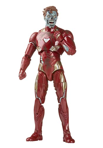 Hasbro Marvel Legends Series MCU Disney Plus What If Zombie Iron Man Marvel Action-Figur, 4 Accessoires von Marvel