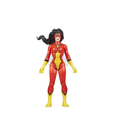 Marvel Legends Series Retro 375 Collection Spider-Woman, 9,5 cm große Action-Figur von Marvel