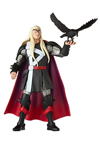 Marvel Legends Series Thor Herold von Galactus, 15 cm große Action-Figur zum Sammeln, 6 Accessoires, 1 Build-A-Figure Element von Marvel