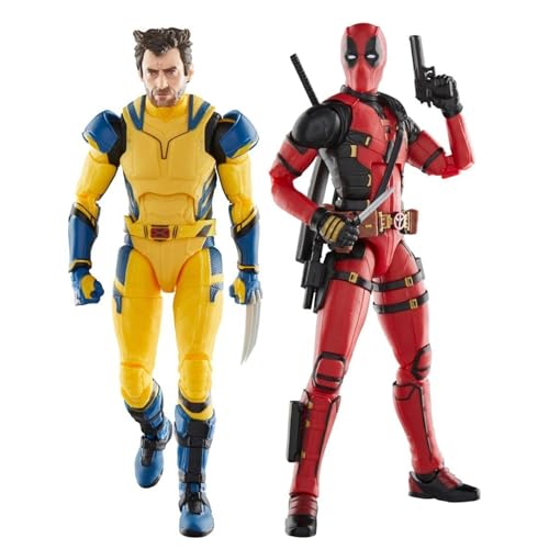 Marvel Legends Series: Deadpool & Wolverine Movie – Deadpool und Wolverine Actionfiguren-Bündel, 15,2 cm Marvel Legends Series: Deadpool & Wolverine Movie – Deadpool und Wolverine Actionfiguren-Bündel, 15,2 cm von Hasbro