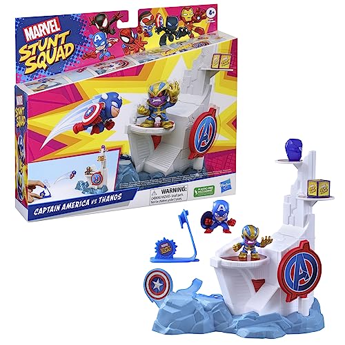 Marvel Stunt Squad – Marvel Stunt Squad – Spielset Tower Smash, Figur 4 Jahre von Hasbro