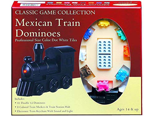 Mexican Train Dominoes With Train Markers And Hub von Hasbro