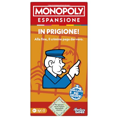 Monopoly, Erweiterung im Gefängnis (zum Spielen dient das Klassische Monopoly-Spiel) - italienische Version von Monopoly