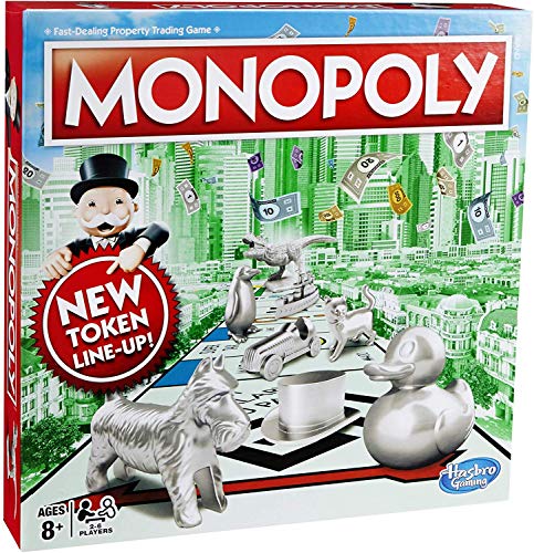 Monopoly Original-Brettspiel, klassisches traditionelles Spielbrett, neu und versiegelt von Hasbro